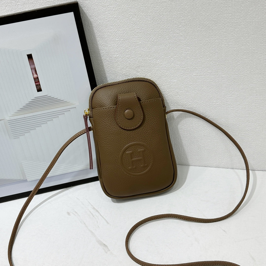 HMS Calfskin Small Crossbody Bag