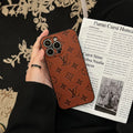 Luxury Color Leather iPhone Case