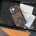 Luxury Card Bag Gold Logo iPhone Case