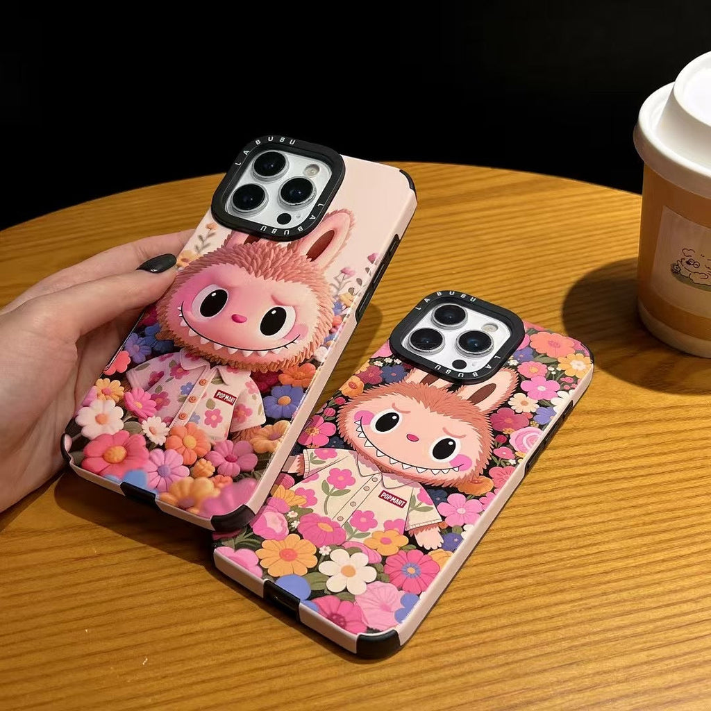 Labubu 3D Print iPhone Case Magsafe for 1216 Pro Max Plus