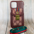 Gucci Design iPhone Case Crossbody Style 1115 Pro Max Plus