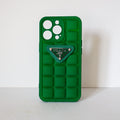Prada Design iPhone Case 3D Pattern Plaid