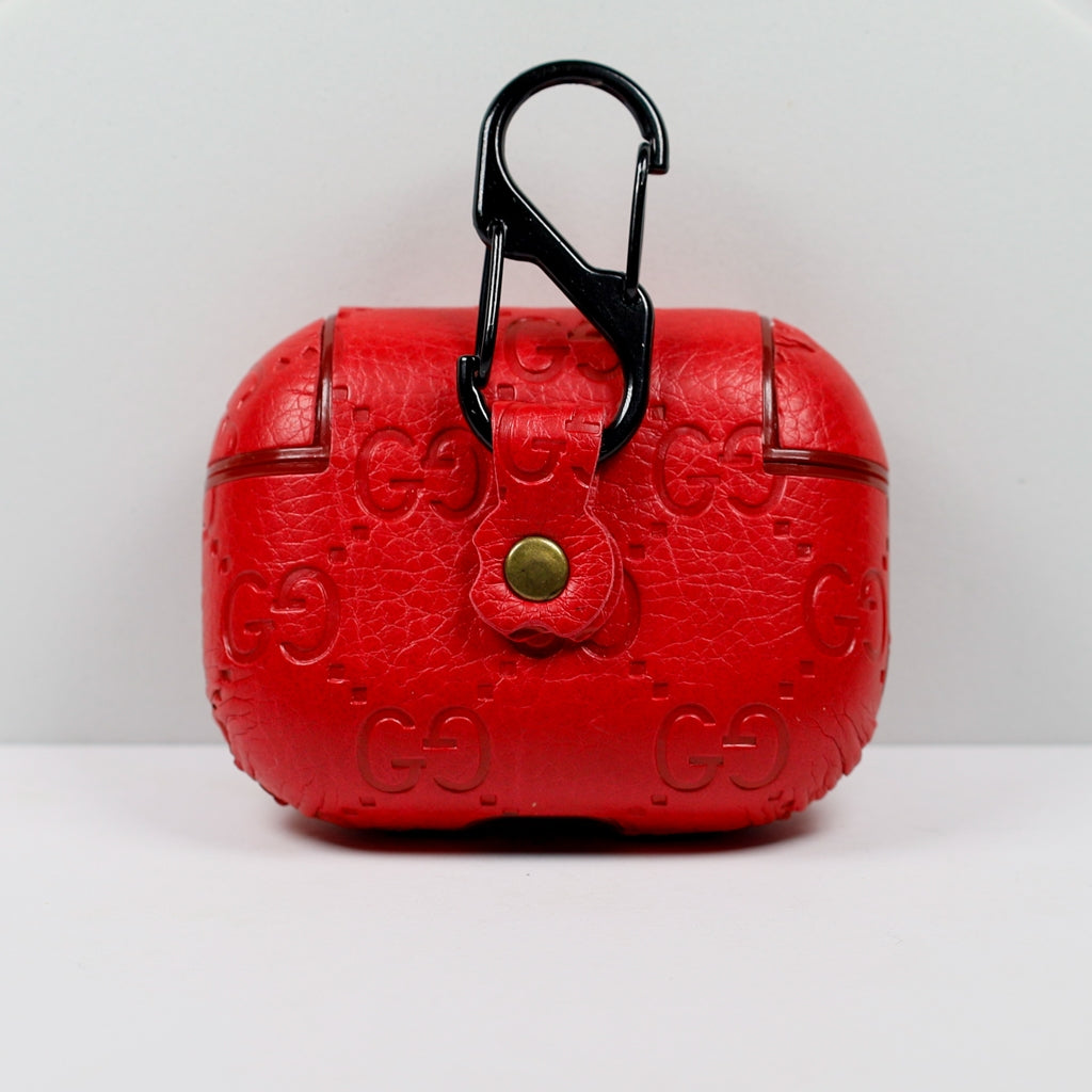 Designer AirPods 23Pro Case GG Red