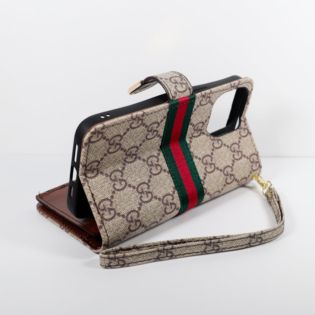 Gucci&nbsp;Wallet Phone Case Case Zipper Wallet Kickstand for iPhone