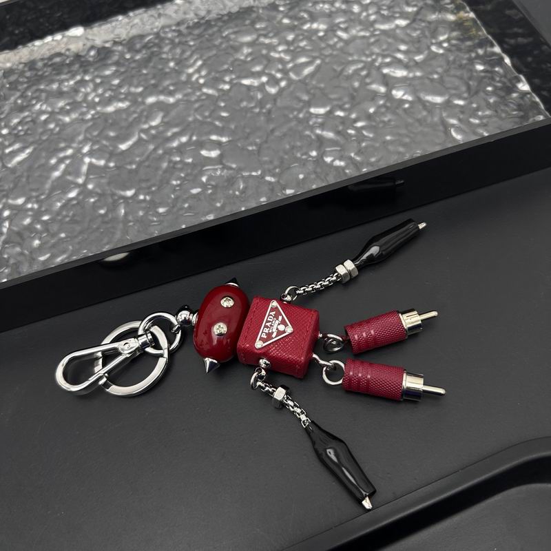 Prada Robot Keychain Keyring Bag Charm