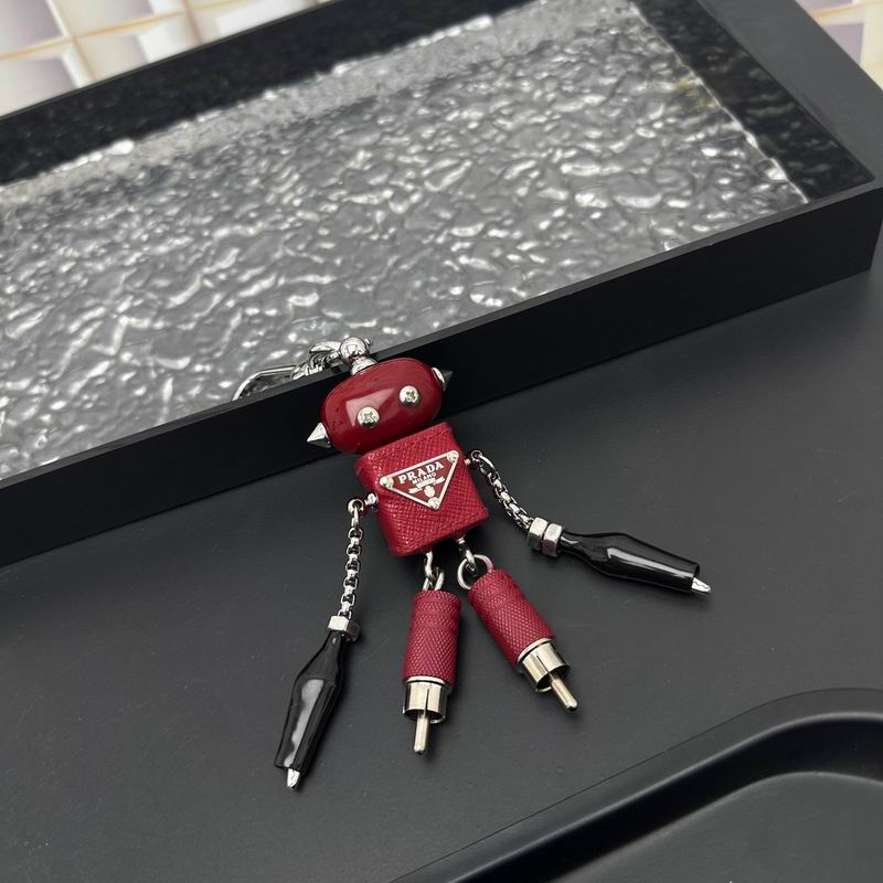 Prada Robot Keychain Keyring Bag Charm