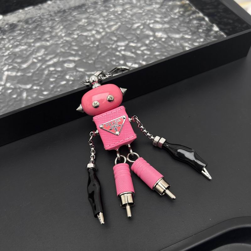 Prada Robot Keychain Keyring Bag Charm