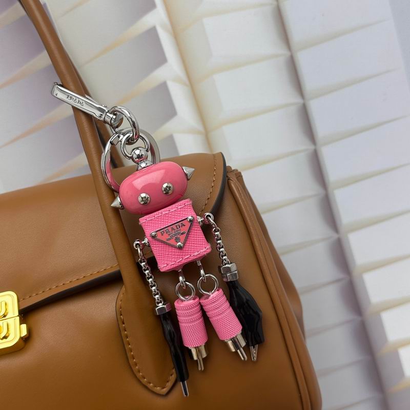 Prada Robot Keychain Keyring Bag Charm