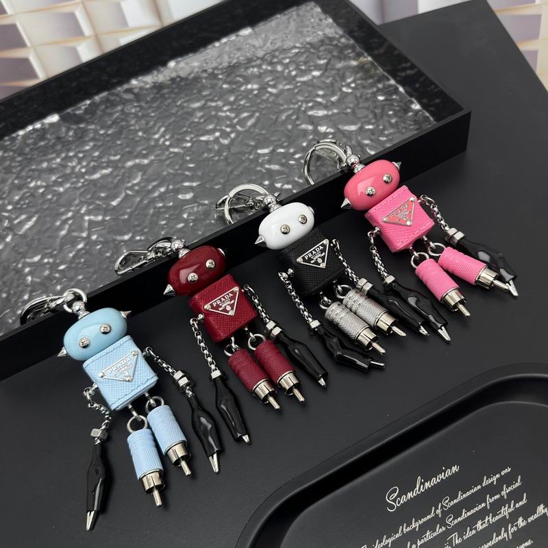 Prada Robot Keychain Keyring Bag Charm