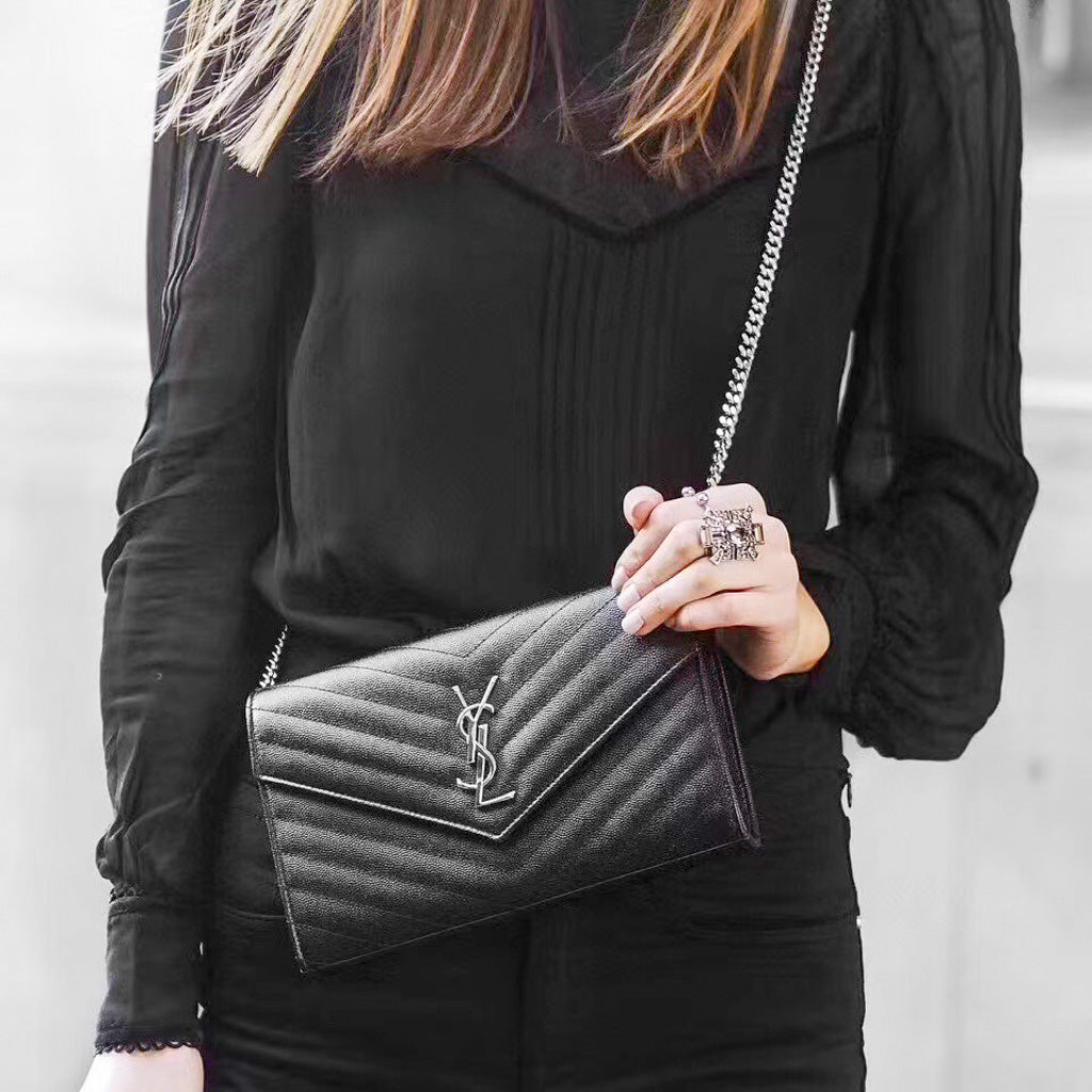 YSL Envelope Bag Shoulder Clutch