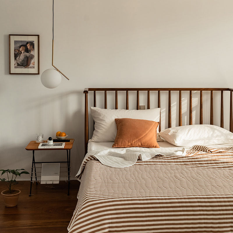 Cotton Striped Quilt