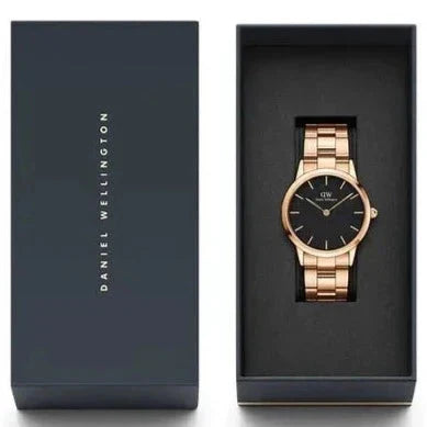 Daniel Wellington Iconic Link Ladies Rose Gold Watch