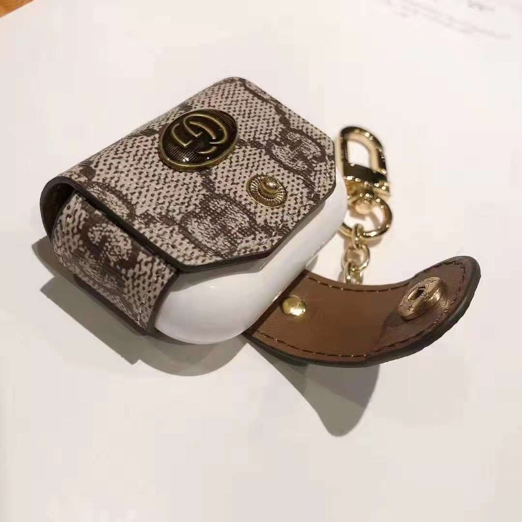 Gucci Leather AirPods Case for 12Pro Generation