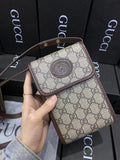 Designer Crossbody Purse Leather Belt Case Holster