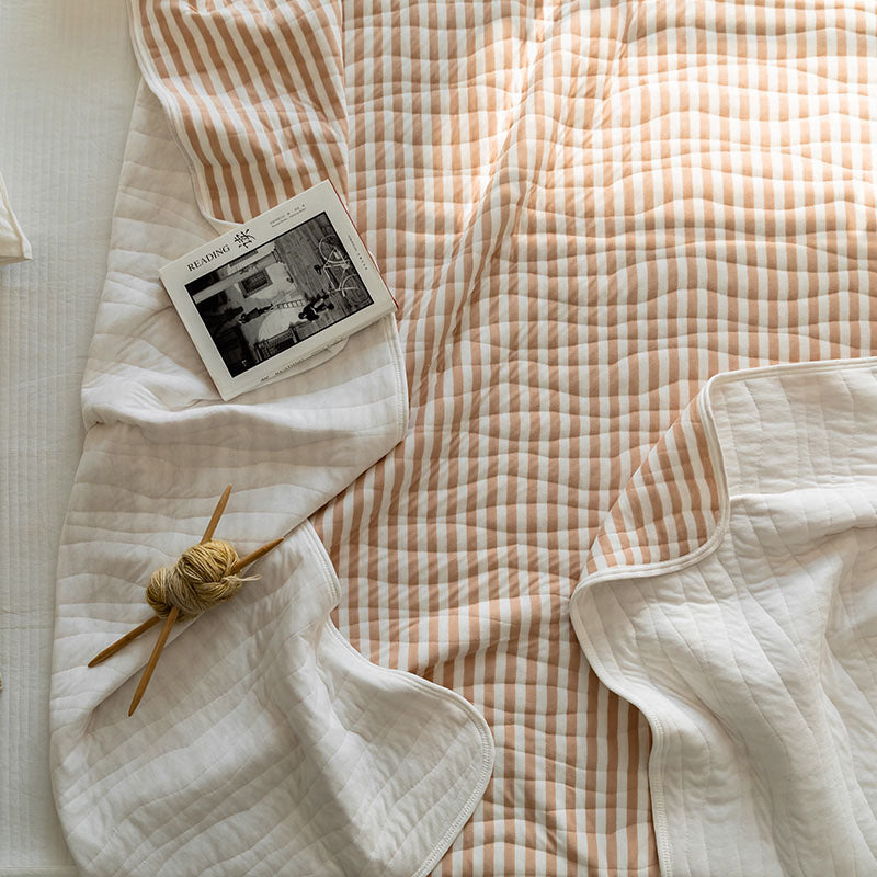 Cotton Striped Quilt