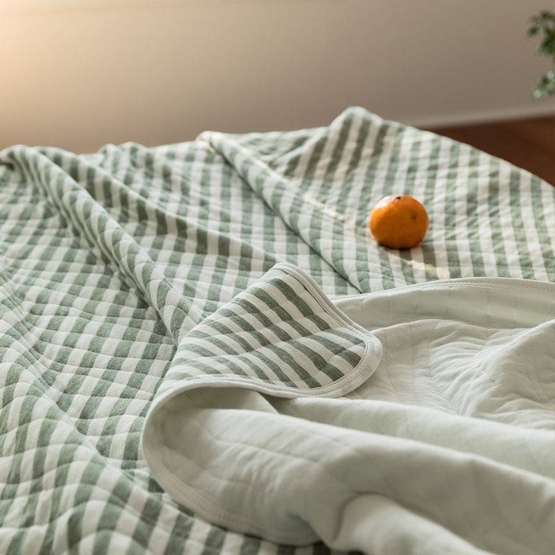 Cotton Striped Quilt