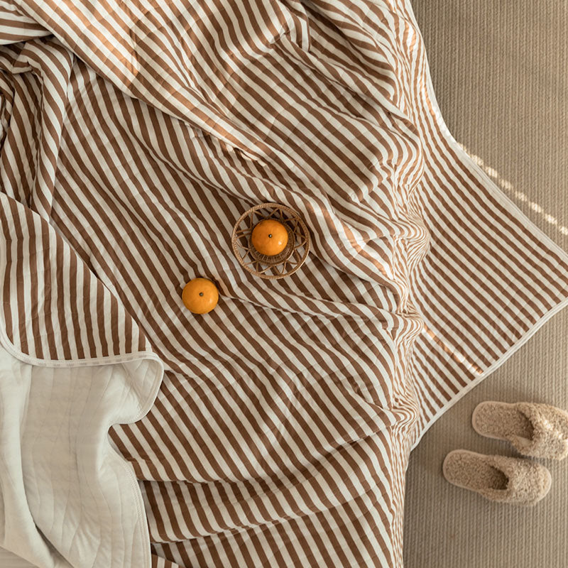 Cotton Striped Quilt