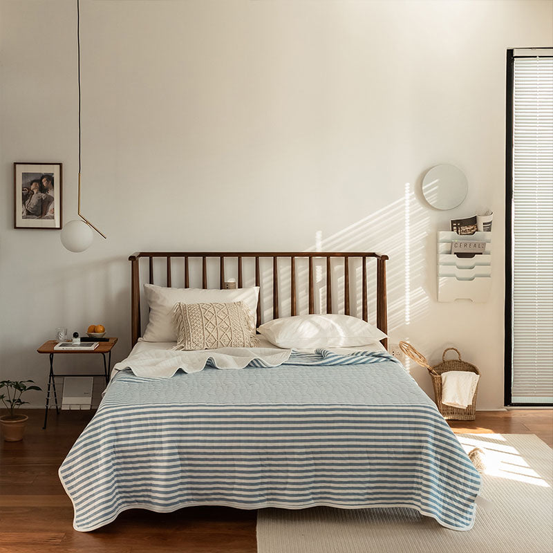 Cotton Striped Quilt