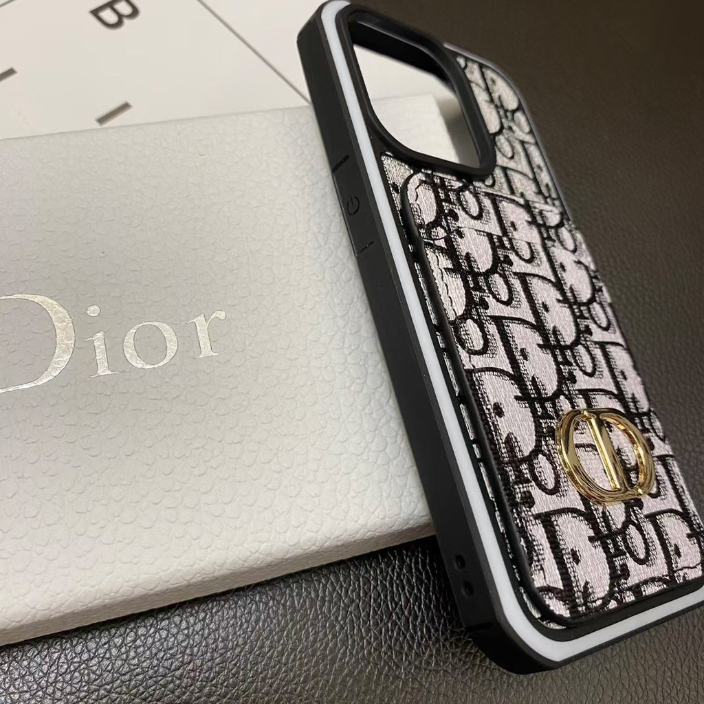 Classic Dior iPhone Case for 16 Pro Max Pus 15 14 13 12 11