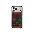 Retro Coffee Card Pocket iPhone Case