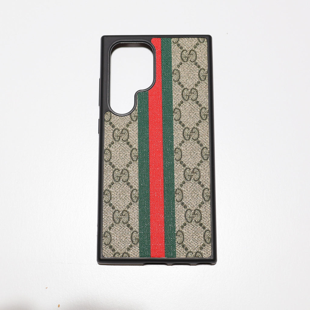 Canvas Samsung Galaxy Gucci Case Red Green Web Stripe